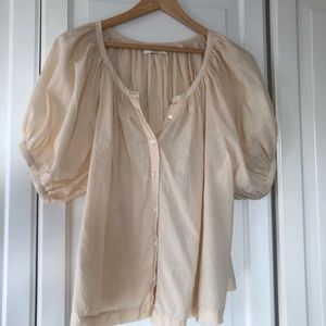 DOEN puff sleeve top